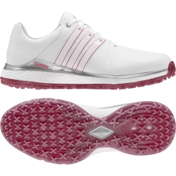 Tout neuf 🌟 Golf Femme Adidas Chaussures Femme Adidas Tour360 Xt-sl BLANC ⭐ soldes pas cher 4