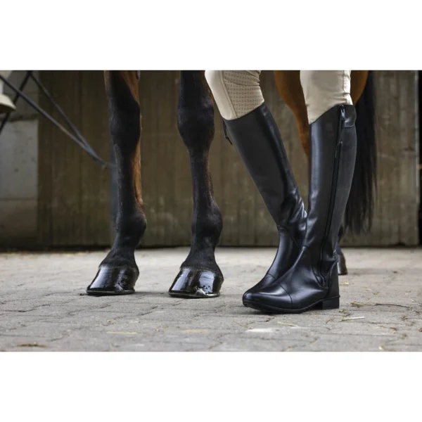 Grosses soldes 😉 Equitation Femme Norton Bottes Équitation Femme Norton Easyfit Cuir NOIR 🎉 se précipiter pour acheter 1