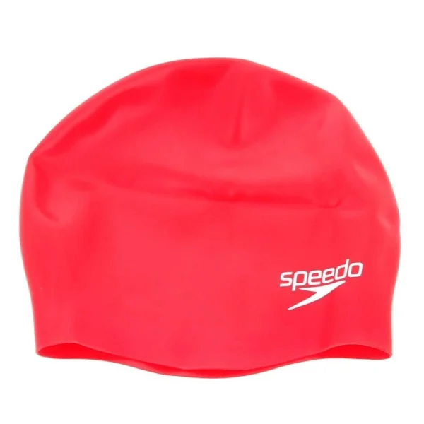 excellente qualité SPEEDO Bonnet De Bain Speedo Jun Moulded Sil P12 Rouge 7-489 1