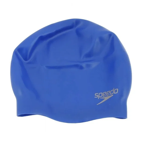 SPEEDO Bonnet De Bain Speedo Moulded Sil Cap P12 Bleu 7-489 marque moins cher 1