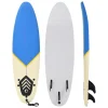 soldes pas cher VIDAXL Planche De Surf 170 Cm Bleu Et Creme 13