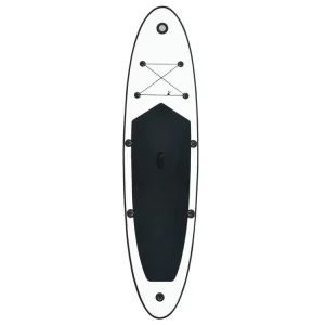 VIDAXL Ensemble De Planches SUP Gonflables Noir Et Blanc Authentic Original licence 9