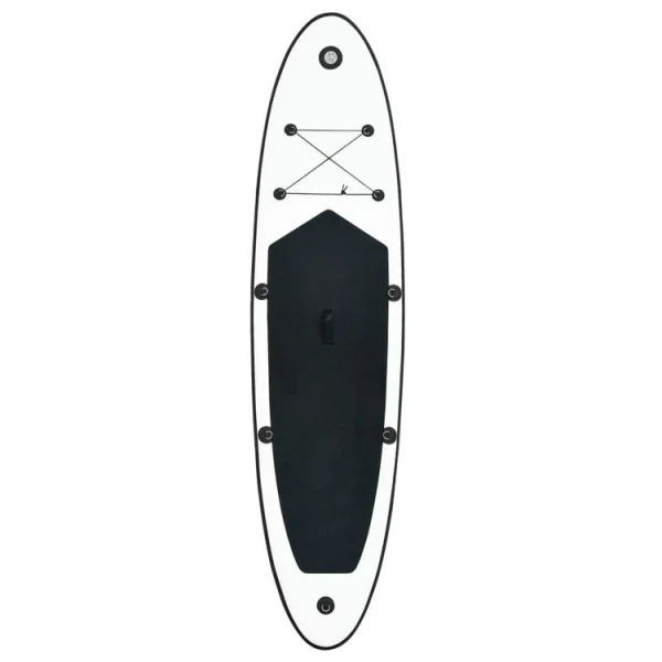 VIDAXL Ensemble De Planches SUP Gonflables Noir Et Blanc Authentic Original licence 4