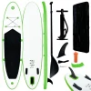 VIDAXL Ensemble De Planches SUP Gonflables Vert Et Blanc Vente 11