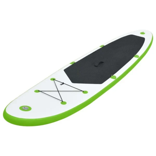 VIDAXL Ensemble De Planches SUP Gonflables Vert Et Blanc Vente 3