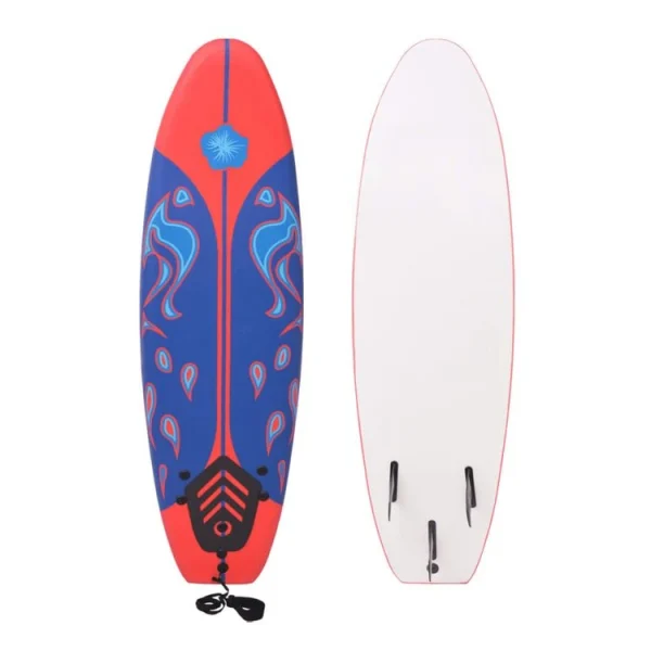 marque moins cher VIDAXL Planche De Surf Bleu Et Rouge 170 Cm 1