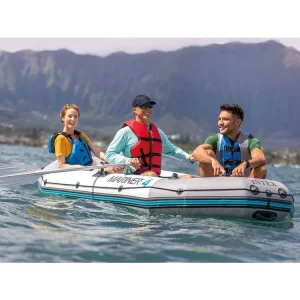 site soldes INTEX Kit Bateau Gonflable 4 Places Mariner 4 Avec Rames Et Gonfleur – Intex 7