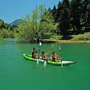 Canoë Kayak Betta 3P Gonflable Trois Places 15’7 Avec Pompe Haute Pression. Sac De Rangement Et Doubles Pagaies De Qualité 9