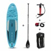 pas cher marque Alice’s Garden Pack Stand Up Paddle Gonflable Vapor 10’4 Avec Pompe Haute Pression Double Action. Pagaie. Leash Et Sac De Rangement Inclus 11