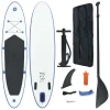 VIDAXL Stand Up Paddle Planche A Rame Bleu Et Blanc mode tendance 13