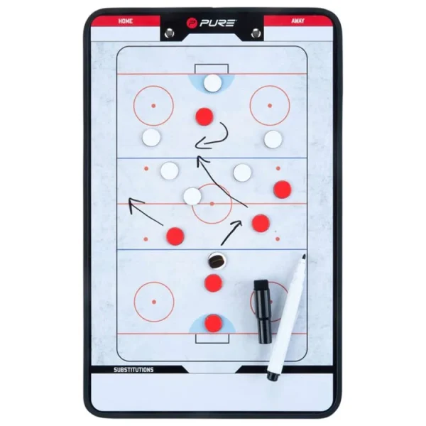 Prestation Et Rapide Pure2Improve Tableau D’entraîneur Hockey Sur Glace 35×22 Cm P2I100640 4