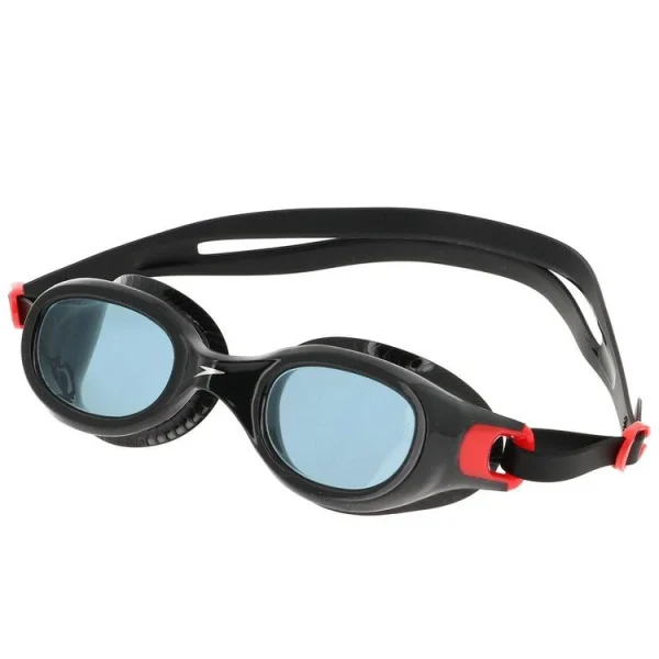 authentiques SPEEDO Lunette Natation Piscine Speedo Futura Clasic Black Red Noir 71745 1