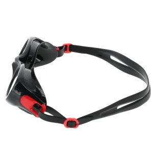 authentiques SPEEDO Lunette Natation Piscine Speedo Futura Clasic Black Red Noir 71745 9