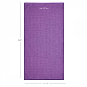 VIVEZEN Serviette De Yoga 63 X 180 Cm Antidérapante Achat 10