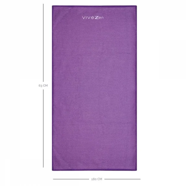 VIVEZEN Serviette De Yoga 63 X 180 Cm Antidérapante Achat 3