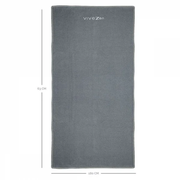 VIVEZEN Serviette De Yoga 63 X 180 Cm Antidérapante Achat 6