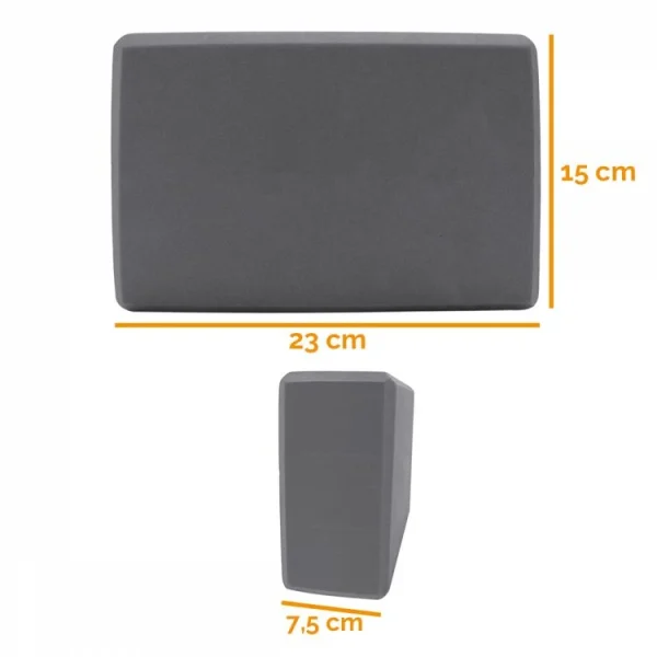 VIVEZEN Brique, Bloc De Yoga 23 X 15 X 7,5 Cm – EVA soldes en ligne 3