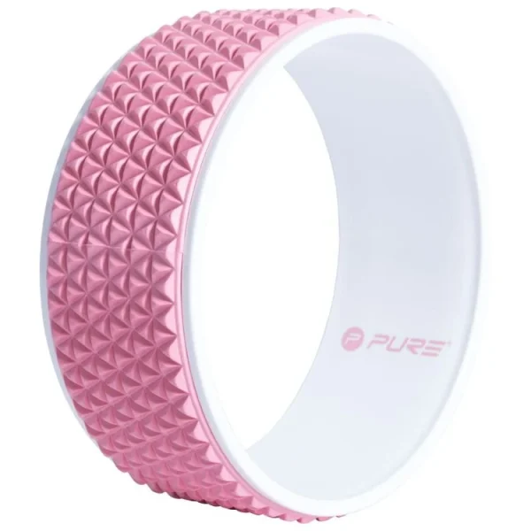 Pure2Improve Roue De Yoga 34 Cm Rose Et Blanc en solde 1