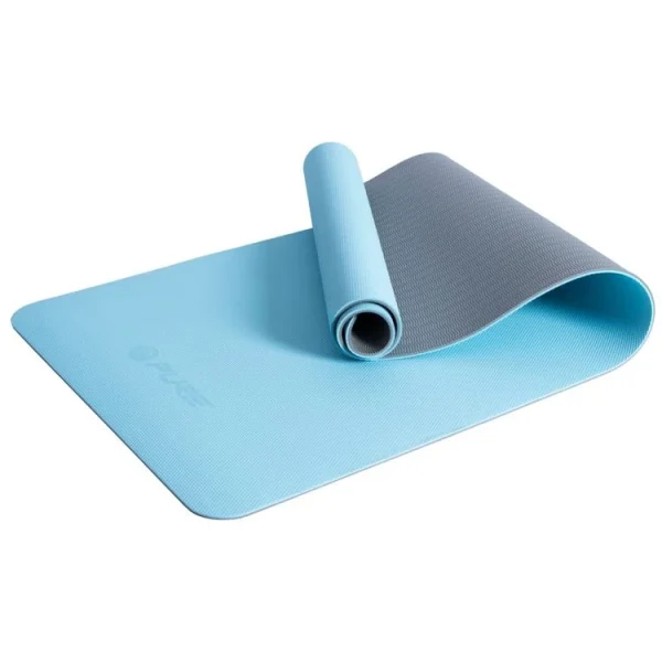 Authenticité garantie Pure2Improve Tapis De Yoga 173x58x0,6 Cm Bleu Et Gris 3